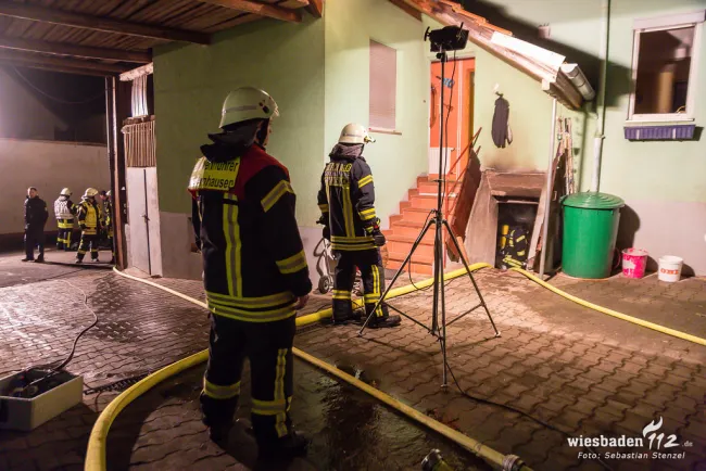 Kellerbrand Königssteiner Straße Februar 2018