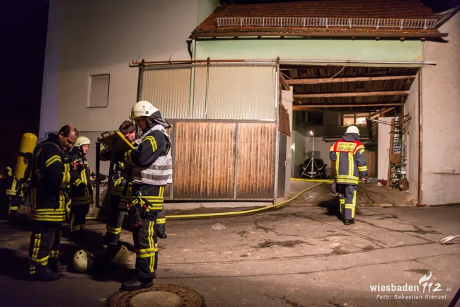 Kellerbrand Königssteiner Straße Februar 2018